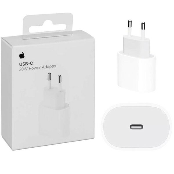 apple 20w usb c power adapter white