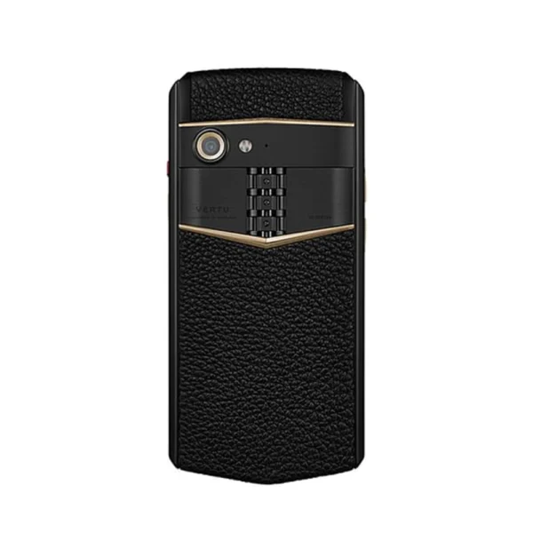 02 VERTU Aster P Gothic Yellow Gold Screw Calf Jade Black