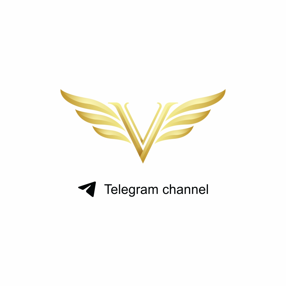vip mobile logo telegram channel white