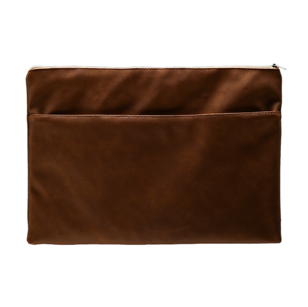 Soft Brownk Bag with pocket TopNotch