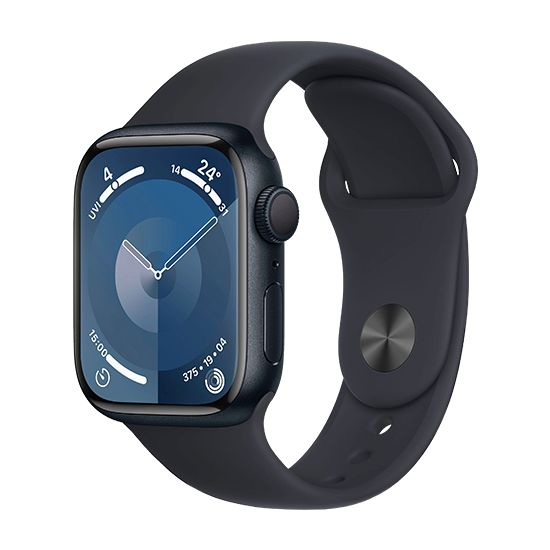 Watch Apple Watch Series 9 GPS 41mm Midnight Aluminium Case with Sport Band M/L - Midnight EU