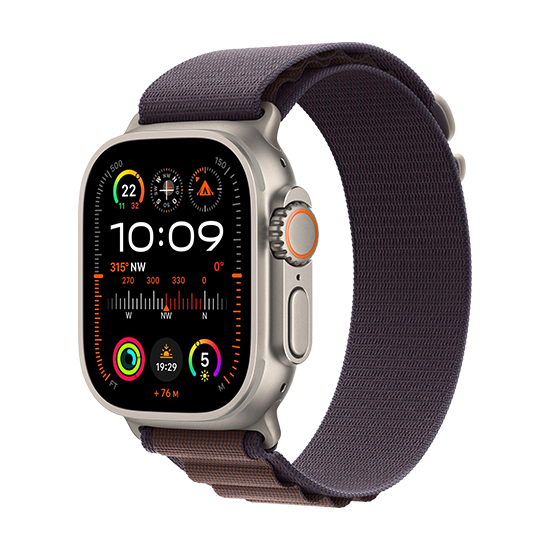 Watch Apple Watch Ultra 2 LTE 49mm Titanium Case with Alpine Loop S - Indigo EU