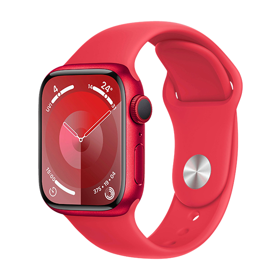Watch Apple Watch Series 9 GPS 41mm RED Aluminium Case with Sport Band M/L - (PRODUCT)RED EU