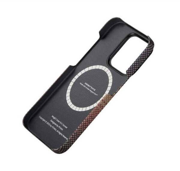 Pitaka Magsafe Калъф за iPhone 15 Pro 15 Pro Max, PITAKA MagEZ 5 Case, Кафяв Sunset