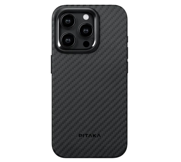 Magsafe Калъф за iPhone 15 Pro, PITAKA MagEZ Pro 4 Case, Черен