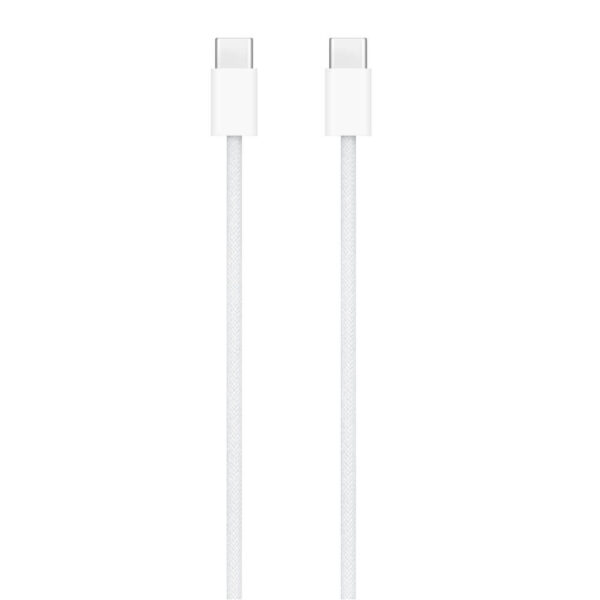 APPLE USB-C to USB-C Woven 60W MQKJ3ZM/A 1m, Бял