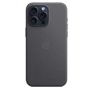 Оригинален Тъкан Калъф за iPhone 15 Pro, FineWoven Magsafe Case MT4H3ZM/A, Черен