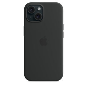 iPhone 15 Silicone Case with MagSafe - Black