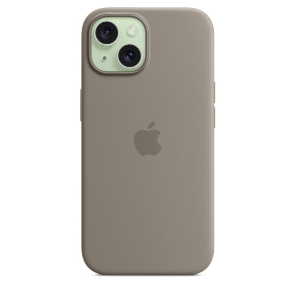 iPhone 15 Silicone Case with MagSafe - Clay