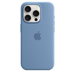 iPhone 15 Pro Silicone Case with MagSafe - Winter Blue