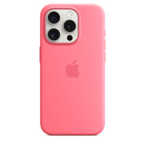 iPhone 15 Pro Silicone Case with MagSafe - Pink