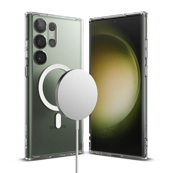 Magsafe Калъф за SAMSUNG S24 Ultra, RINGKE Fusion Matte Case, Прозрачен