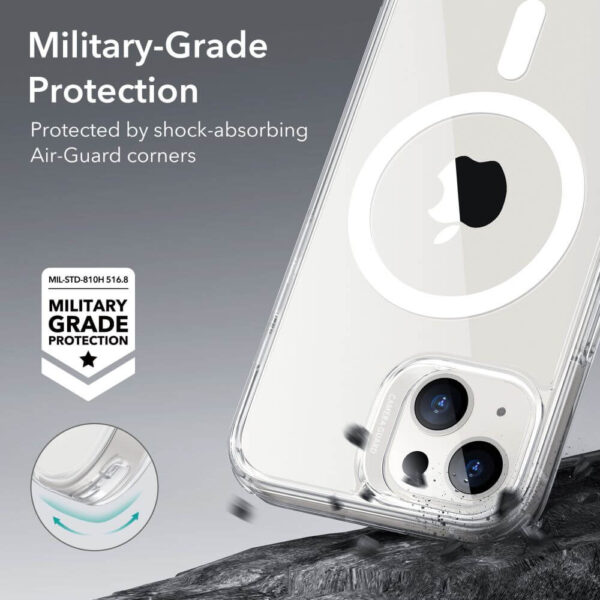 Magsafe Калъф за iPhone 15 Plus, ESR CH Halolock Case, Прозрачен