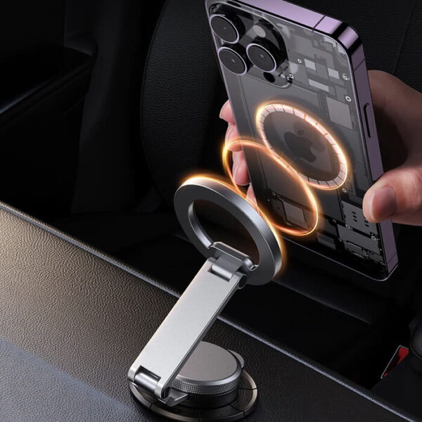Magsafe Стойка за Кола, JOYROOM Foldable Car Mount, Черен