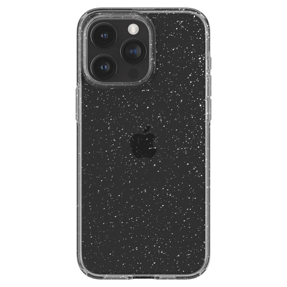 Блестящ Калъф за iPhone 15 Pro, SPIGEN Liquid Crystal Glitter Case, Прозрачен