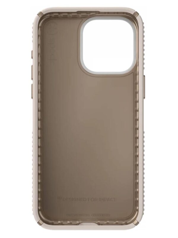 Екстремен Калъф за iPhone 15 Pro Max, SPECK Presidio 2 Grip Case, Бежов