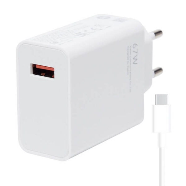 Xiaomi 67W Charging Combo (Type A) + USB-C Cable