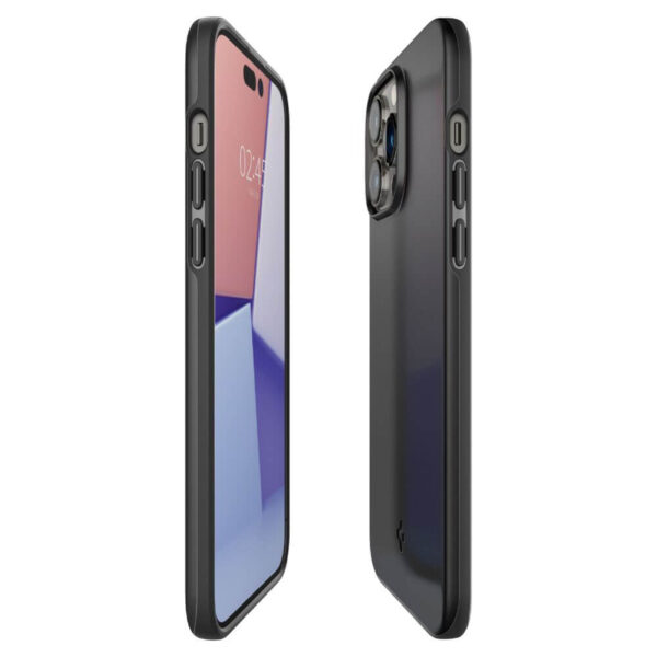 Противоударен Калъф за iPhone 14 Pro, SPIGEN Thin Fit Case, Черен