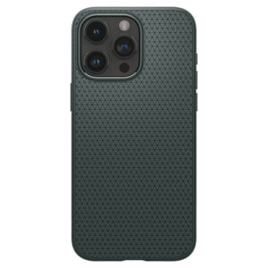 Противоударен Калъф за iPhone 15 Pro, SPIGEN Liquid Air Case, Зелен