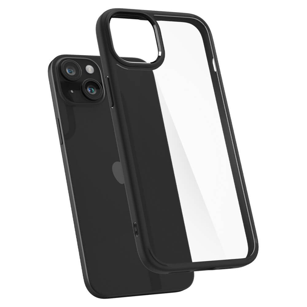 Противоударен Калъф за iPhone 15, SPIGEN Ultra Hybrid Case, Черен