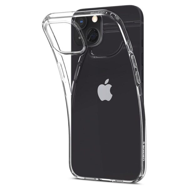 Противоударен Силиконов Калъф за iPhone 13 Mini, SPIGEN Liquid Crystal Case, Прозрачен