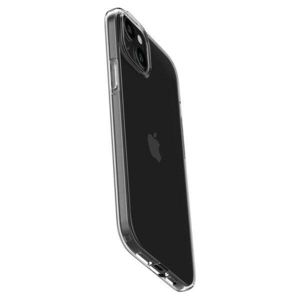 Противоударен Силиконов Калъф за iPhone 15, SPIGEN Liquid Crystal Case, Прозрачен