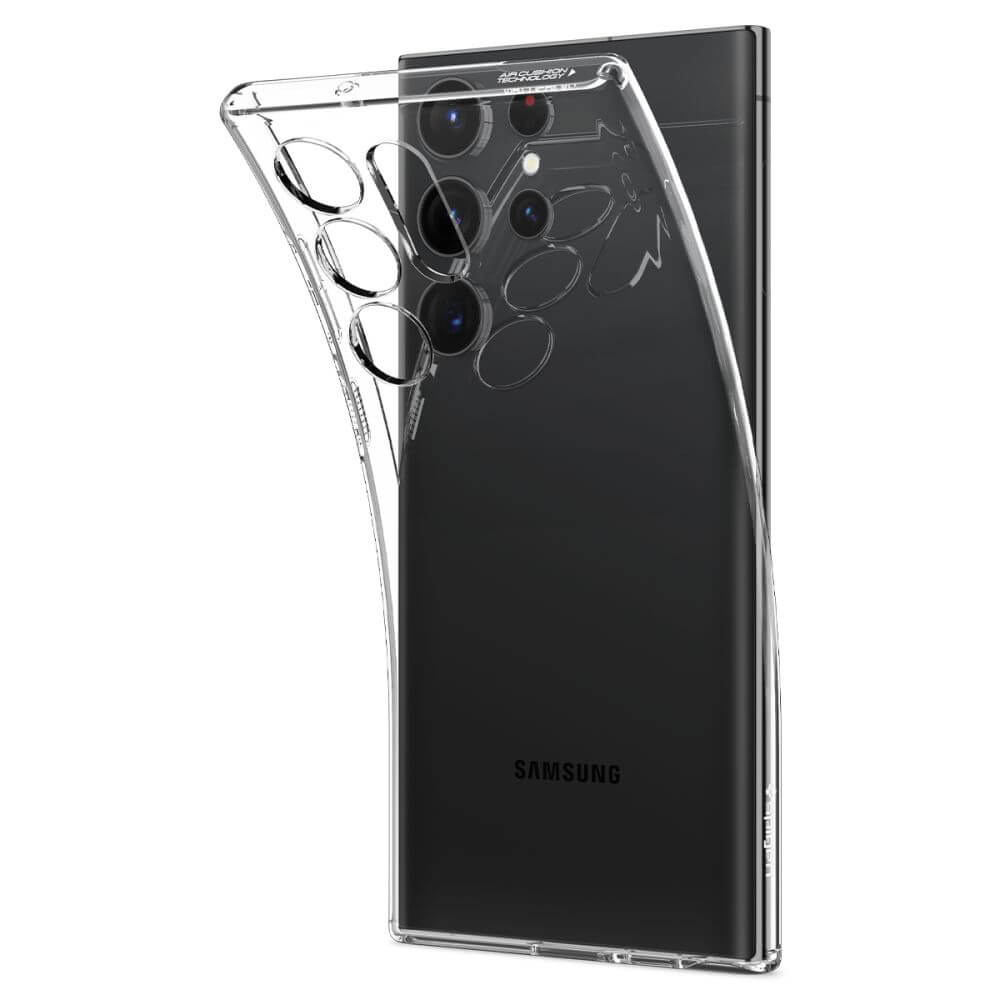 Силиконов Калъф за SAMSUNG S24 Ultra, SPIGEN Liquid Crystal Case, Прозрачен