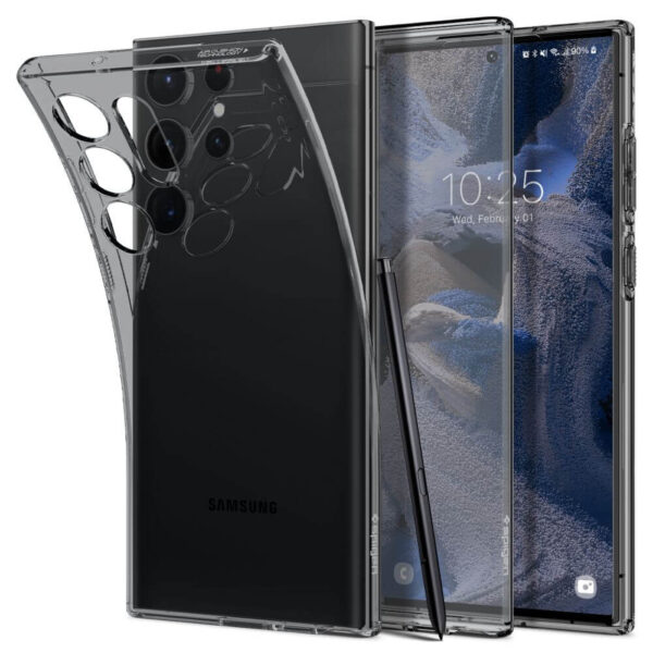 Силиконов Калъф за SAMSUNG S24 Ultra, SPIGEN Liquid Space Crystal Case, Черен