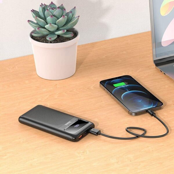 Външна Батерия с Бързо Зареждане, HOCO J81 Power Bank 20W PD 10000 mAh, Черен