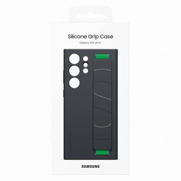 Оригинален Калъф Samsung Galaxy S23 Ultra Silicone Grip Case, Black (PROMO)