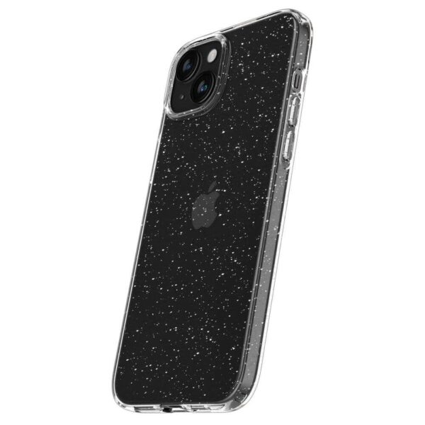 Блестящ Калъф за iPhone 15, SPIGEN Liquid Crystal Glitter Case, Прозрачен