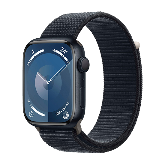 Watch Apple Watch Series 9 GPS 45mm Midnight Aluminium Case with Sport Loop - Midnight EU