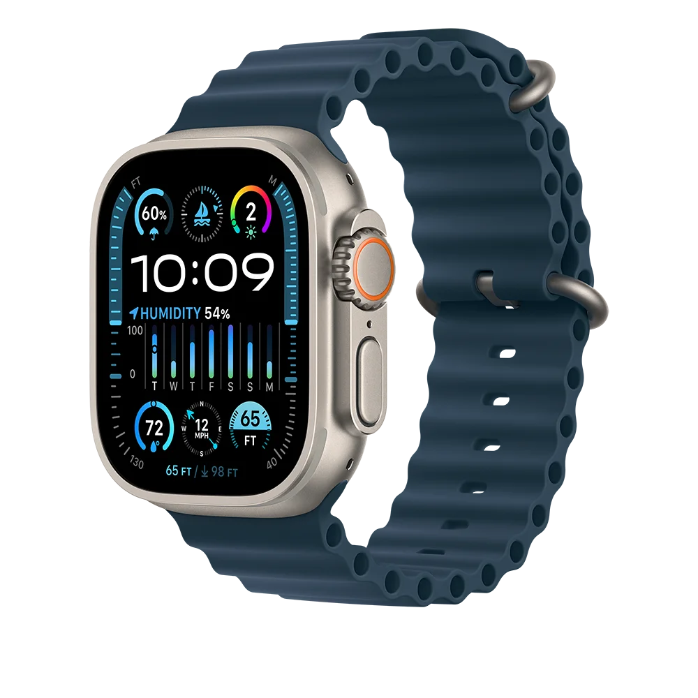 Watch Apple Watch Ultra 2 LTE 49mm Titanium Case with with Ocean Band - Blue EU