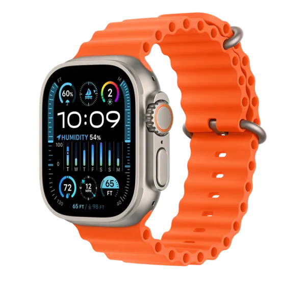 Watch Apple Watch Ultra 2 LTE 49mm Titanium Case with with Ocean Band - Orange EU