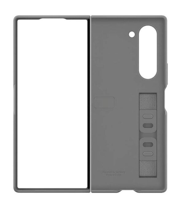 Оригинален Калъф с Държка за SAMSUNG Z Fold 6, Silicone Case EF-MF956TJE, Сив