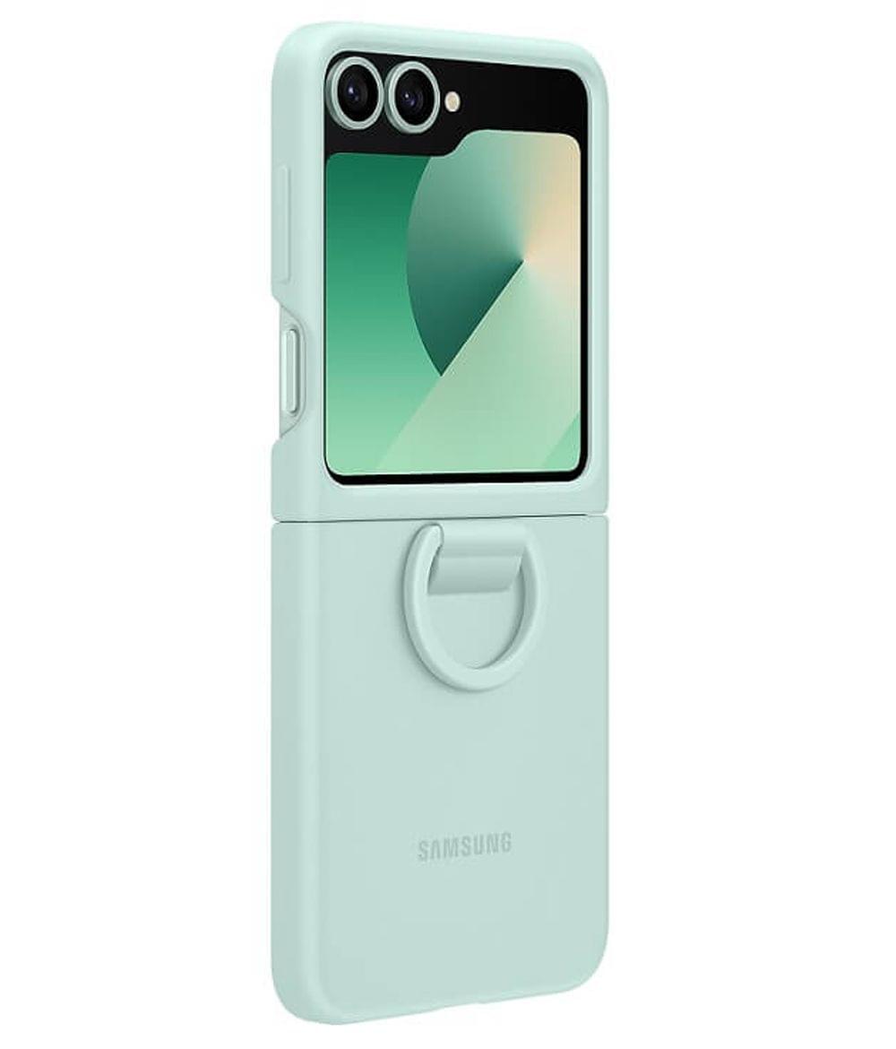 Оригинален Силиконов Калъф SAMSUNG Z Flip 6, Silicone Case EF-PF741TME, Зелен