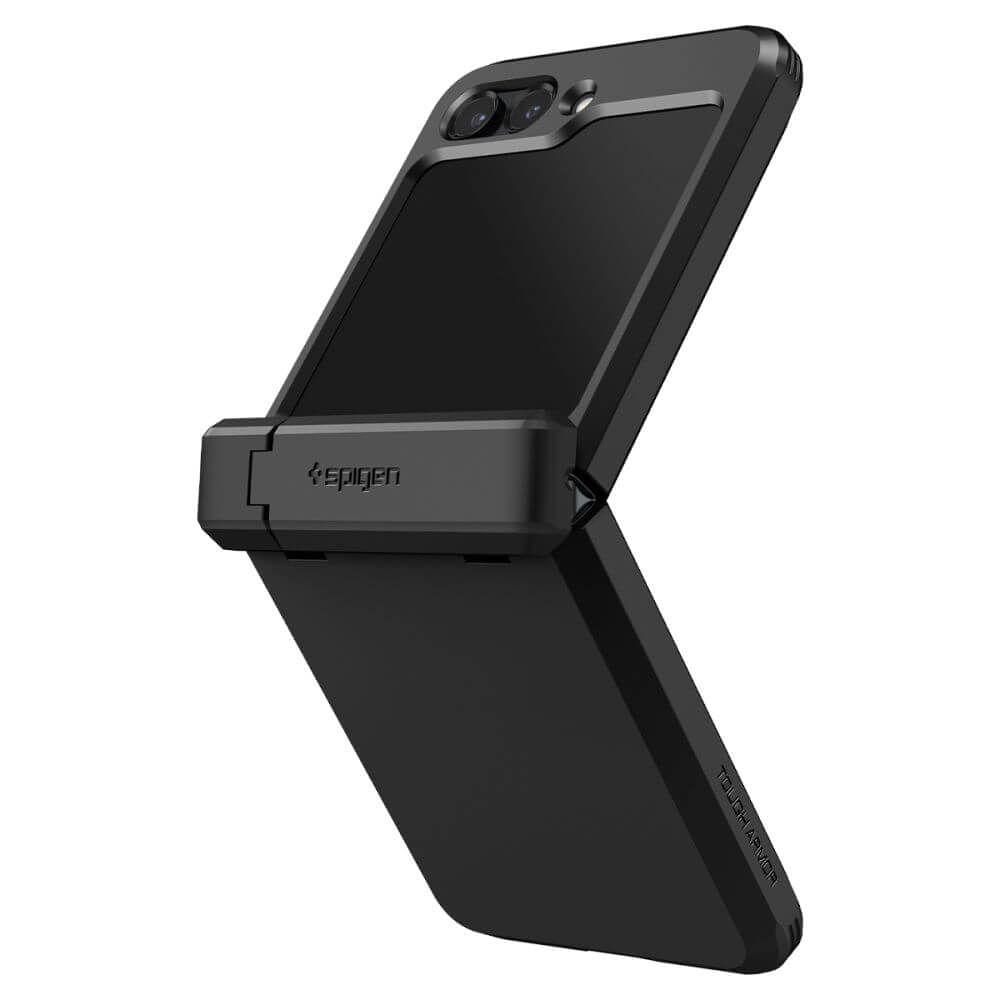 Калъф с Предпазител за SAMSUNG Z Flip 6, SPIGEN Tough Armor Case, Черен