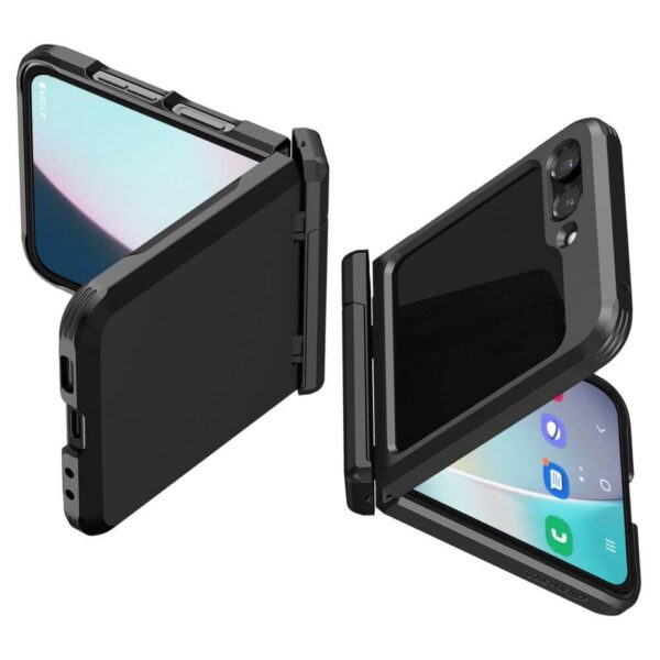 Калъф с Предпазител за SAMSUNG Z Flip 6, SPIGEN Tough Armor Case, Черен