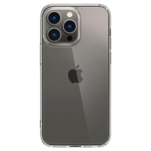 Противоударен Калъф за iPhone 14 Pro Max, SPIGEN Ultra Hybrid Case, Прозрачен