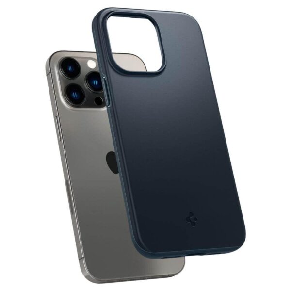 Противоударен Калъф за iPhone 14 Pro Max, SPIGEN Thin Fit Case, Тъмно Сив