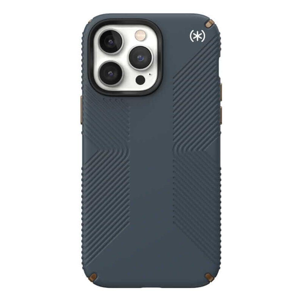 Противоударен Калъф за iPhone 14 Pro Max, SPECK Presidio 2 Grip Case, Сив