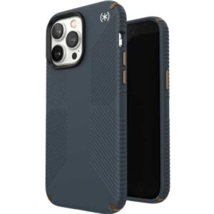 Противоударен Калъф за iPhone 14 Pro Max, SPECK Presidio 2 Grip Case, Сив