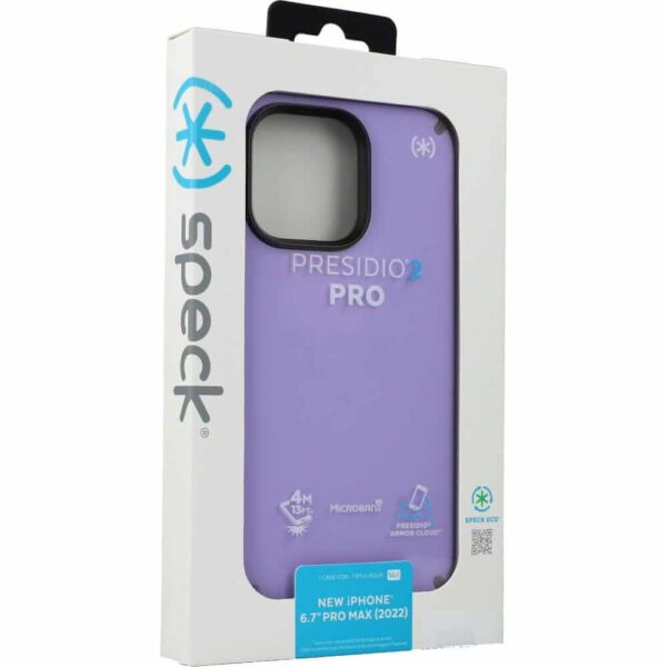 Дамски Калъф за iPhone 14 Pro Max, SPECK Presidio 2 Pro Case, Лилав