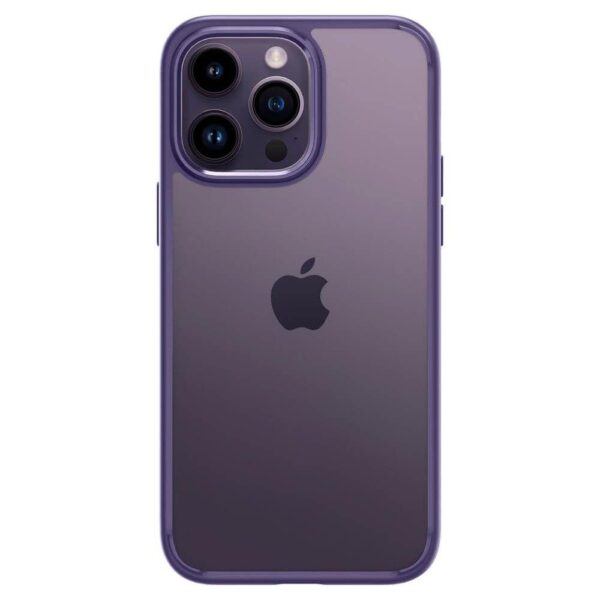 Противоударен Калъф за iPhone 14 Pro Max, SPIGEN Ultra Hybrid Case, Лилав