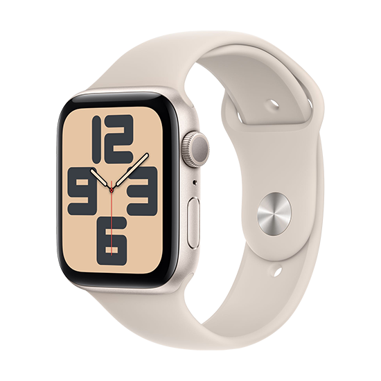 Watch Apple Watch SE2 (2023) V2 GPS 44mm Starlight Aluminium Case with Sport Band S/M - Starlight