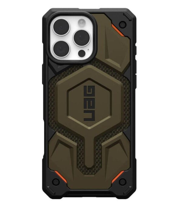 UAG MagSafe Противоударен Калъф за iPhone 16 Pro Max, UAG Monarch Pro Kevlar Case, Зелен