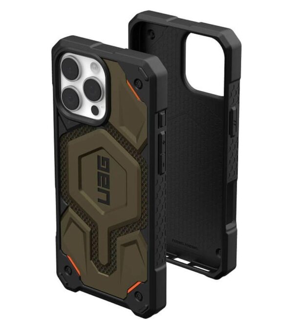 UAG MagSafe Противоударен Калъф за iPhone 16 Pro Max, UAG Monarch Pro Kevlar Case, Зелен