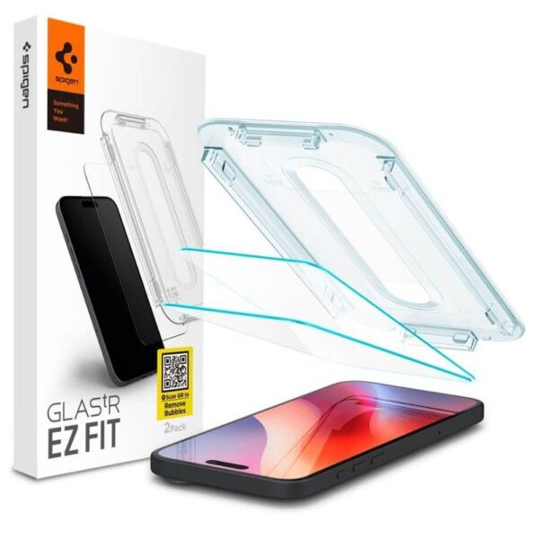 Стъклен Протектор за iPhone 16 Pro, SPIGEN EZ Fit Glass, Прозрачен