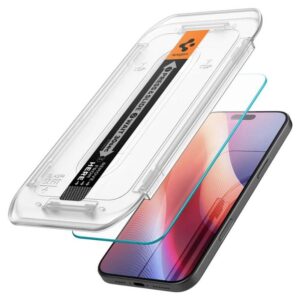 Стъклен Протектор за iPhone 16 Pro, SPIGEN EZ Fit Glass, Прозрачен