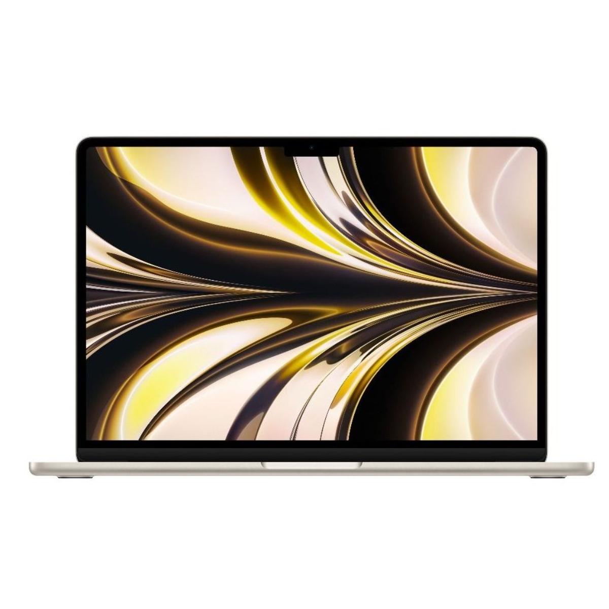 MacBook Air 13" с M3 чип 8-ядрен CPU и 8-ядрен GPU 8GB RAM 256GB SSD - STARLIGHT